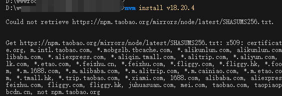 nvm-nvs-nodejs-vue-yarn等的使用和安装 - 图3